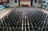 湖北省旅游學校新生軍訓