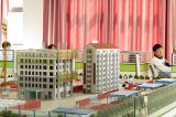 武漢市建設學校工地沙盤模型