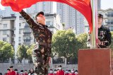 武漢市建設學校升旗儀式